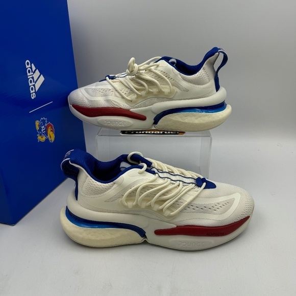 NEW Adidas AlphaBoost V1 Kansas University Men's 5.5 - Picture 1 of 8